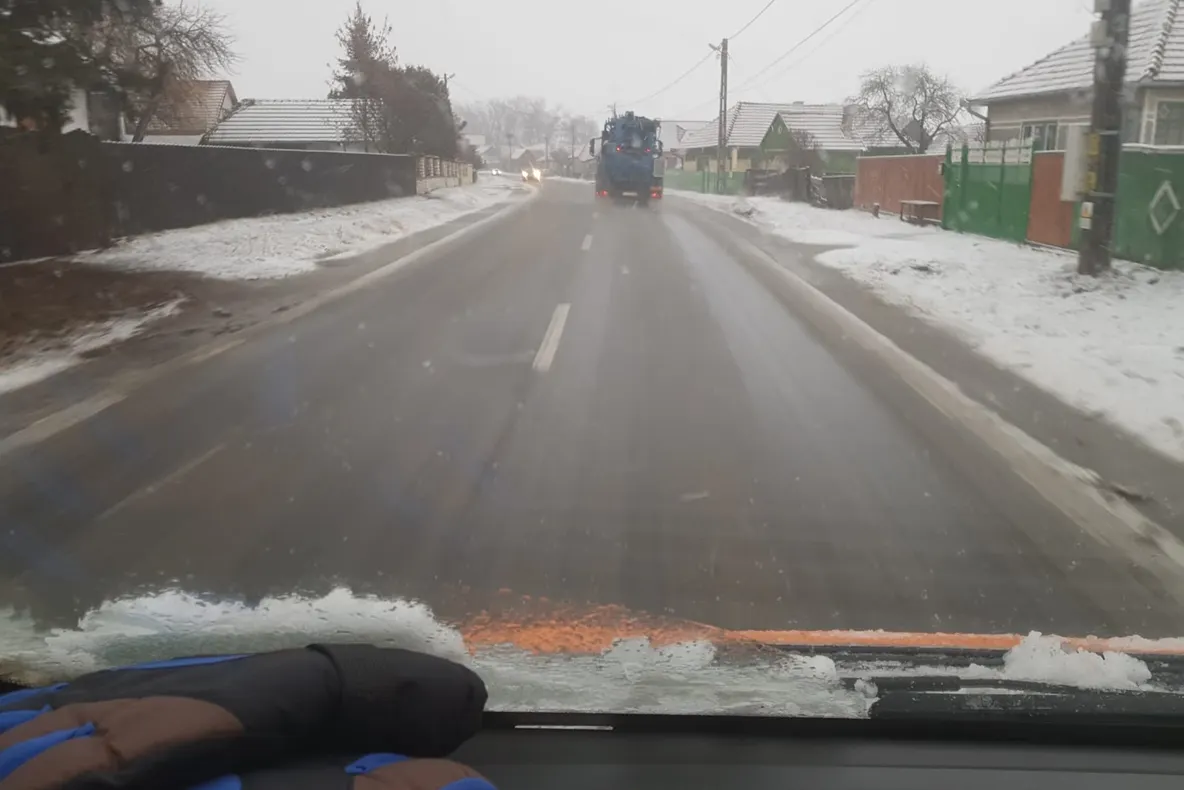 Pe drumurile naţionale din Harghita se circulă în condiţii normale
