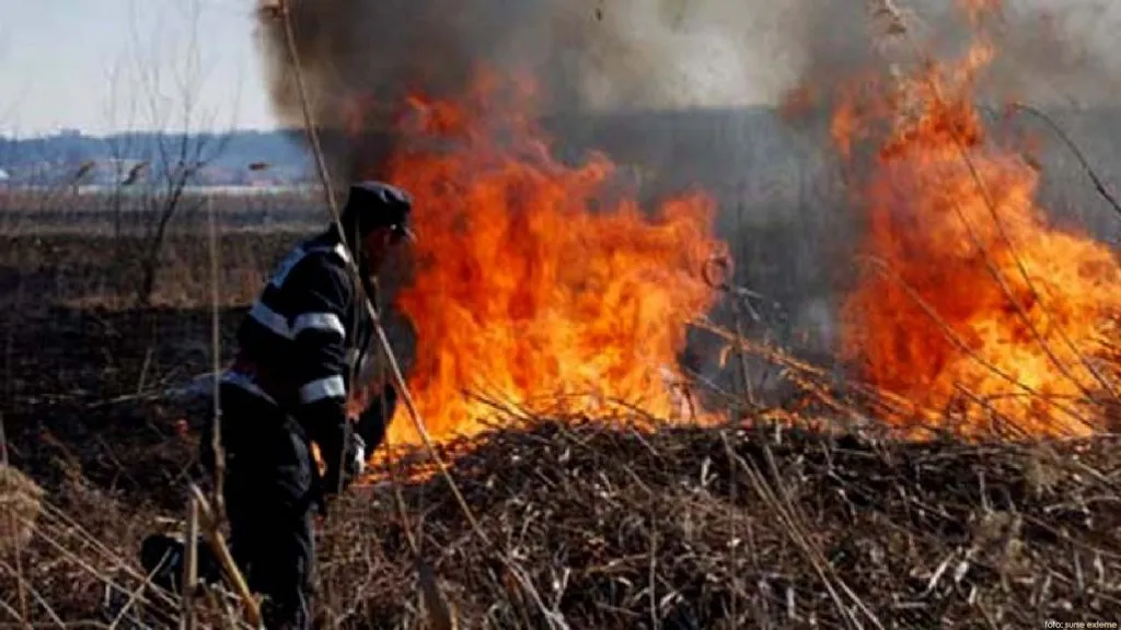 Două incendii în același timp, în Harghita