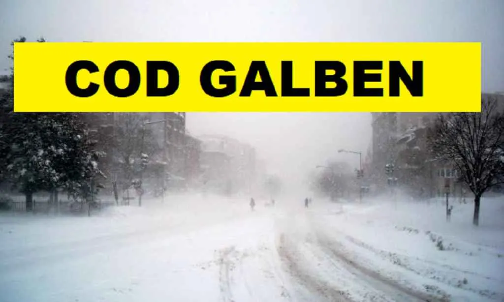 Cod Galben de vreme severă în Harghita