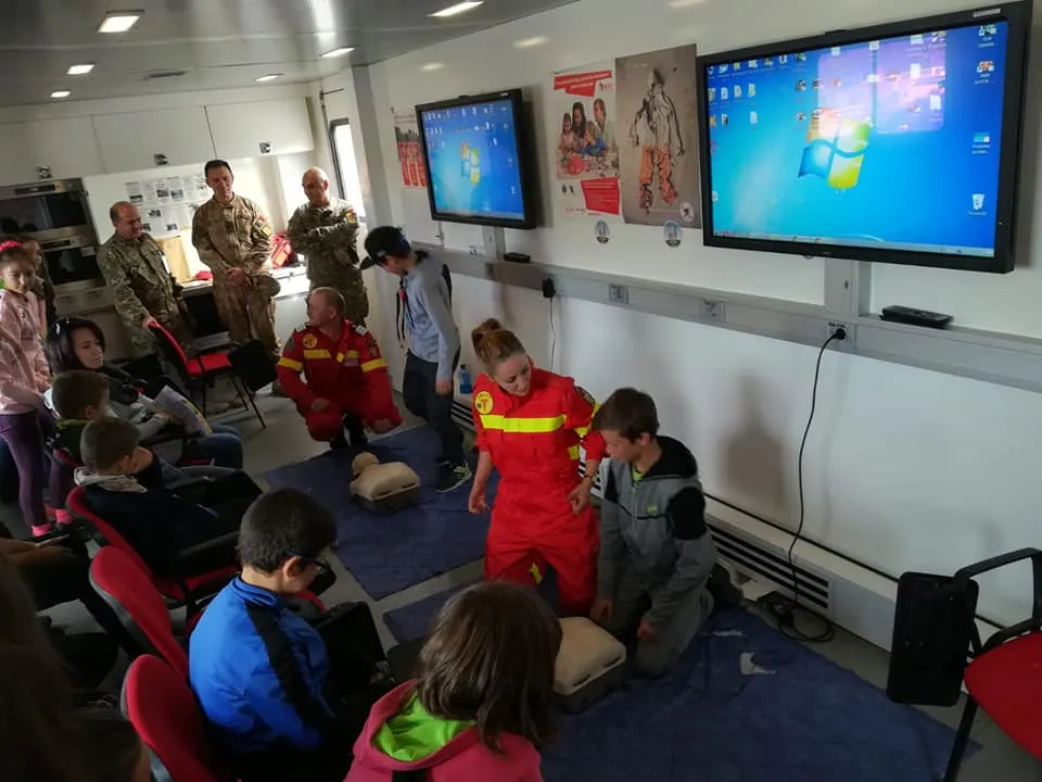 Caravana SMURD „Fii pregătit!” a ajuns la Odorheiu-Secuiesc