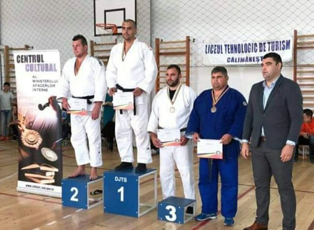 Un jandarm harghitean pe podium la Campionatul de Judo al MAI