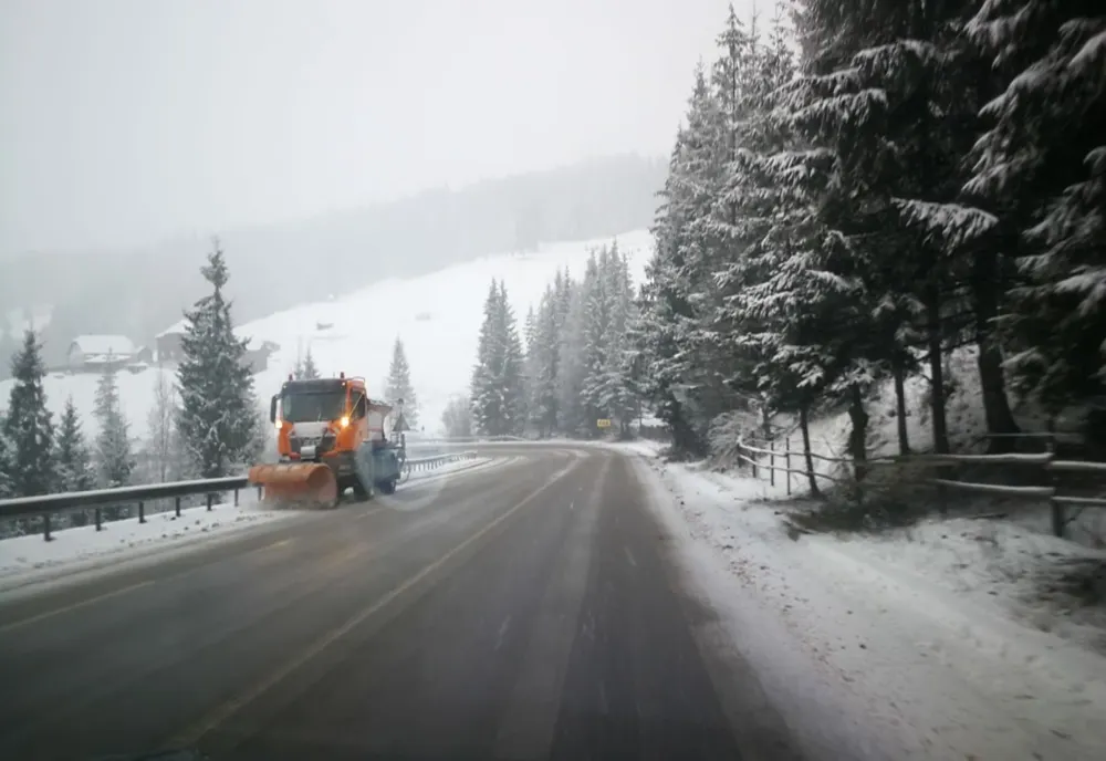 VIDEO Ninge abundent în județul Harghita