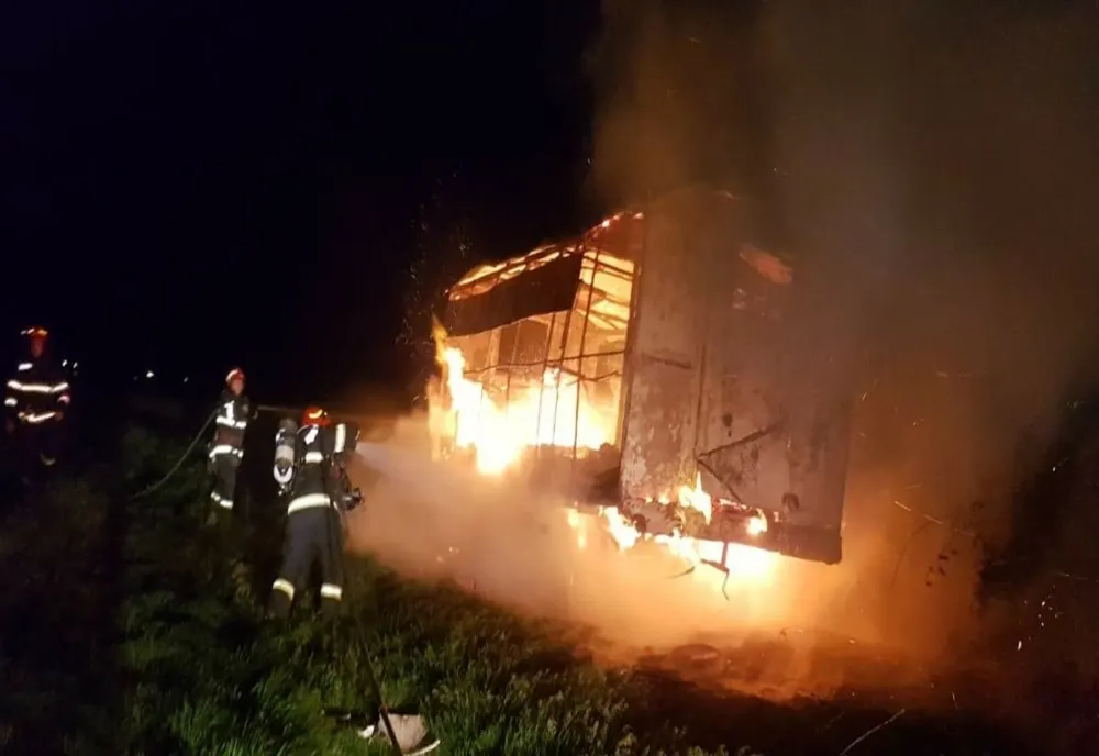 Incendiu la o casă din Miercurea Ciuc