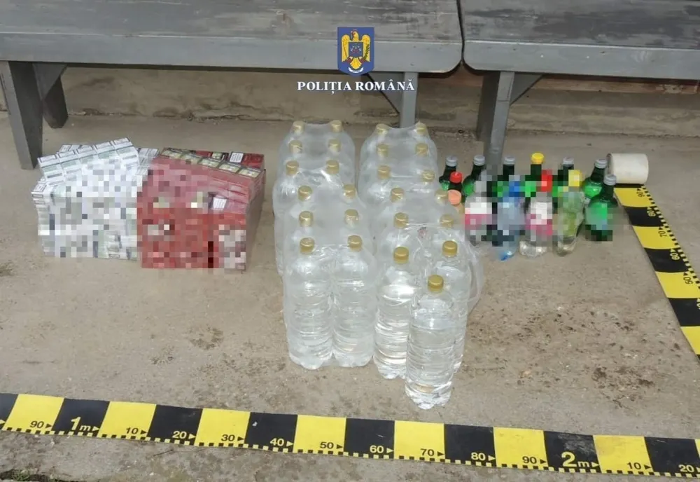 Percheziții în județul Harghita! 59 de litri de băutură și 5.800 de țigarete, fără documente