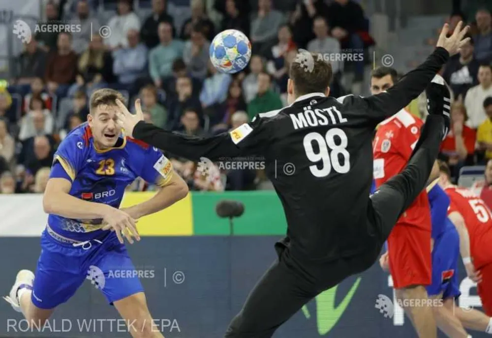 Handbal masculin: România, învinsă de Austria cu 31-24 la Campionatul European