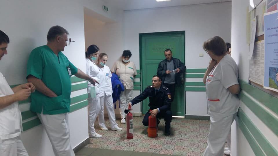 FOTO: Controale ISU la Spitalul Miercurea Ciuc