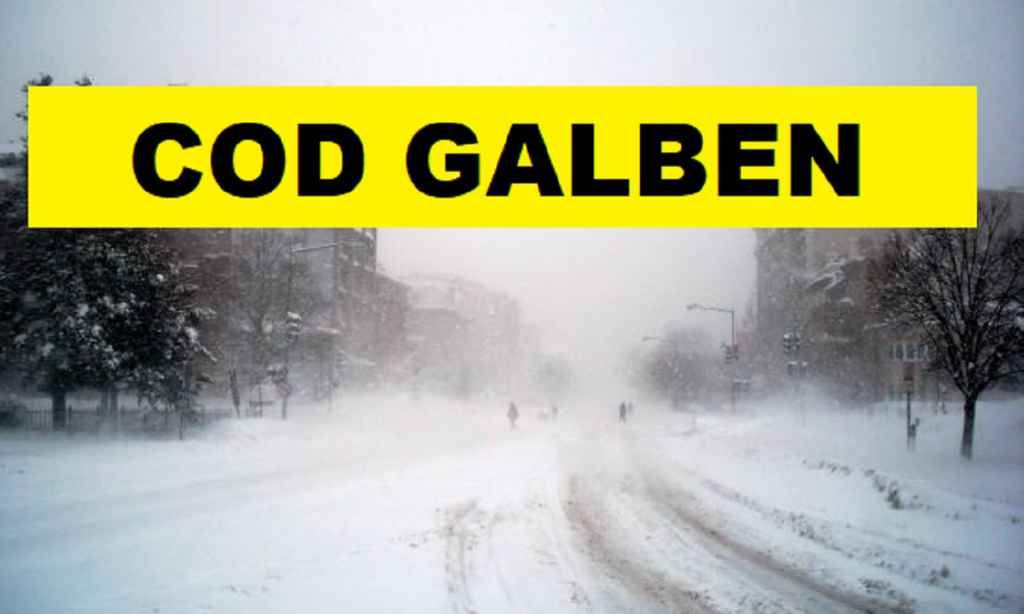 Cod Galben de vreme severă în Harghita