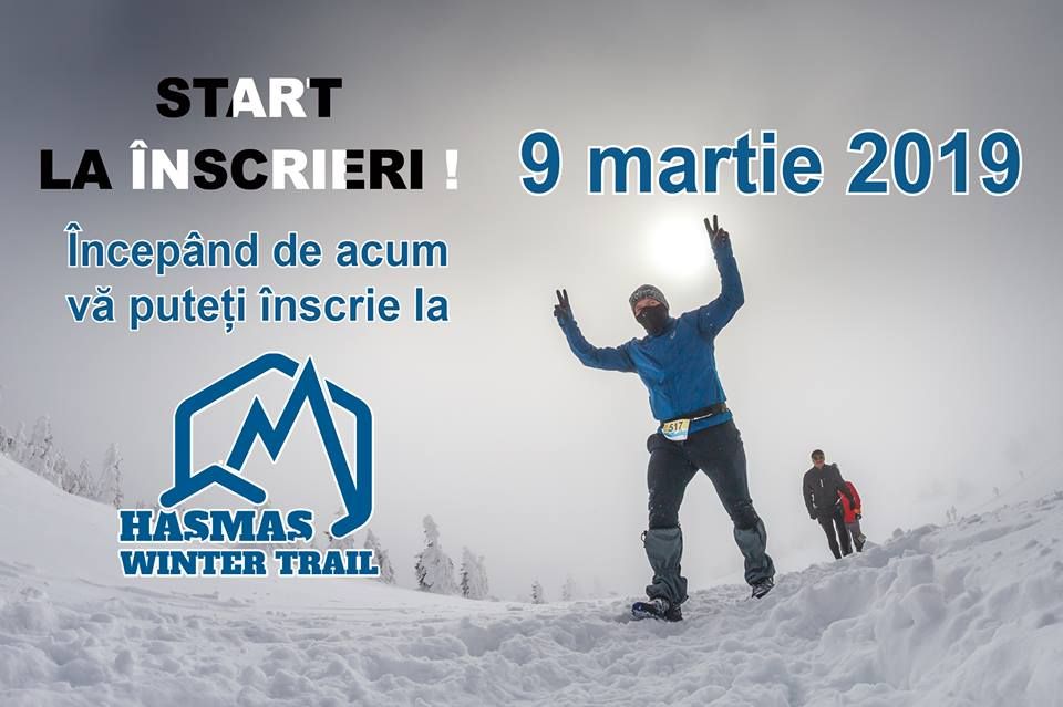 Hăşmaş Winter Trail, concurs de alergare montană