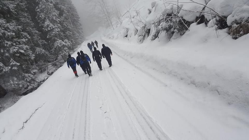 FOTO Jandarmii în pregătire pe munte