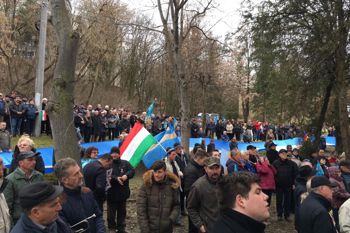 VIDEO REPORTAJ: 2.000 de oameni la marșul de la Târgu Mureș, dedicat Zilei Libertății Secuilor