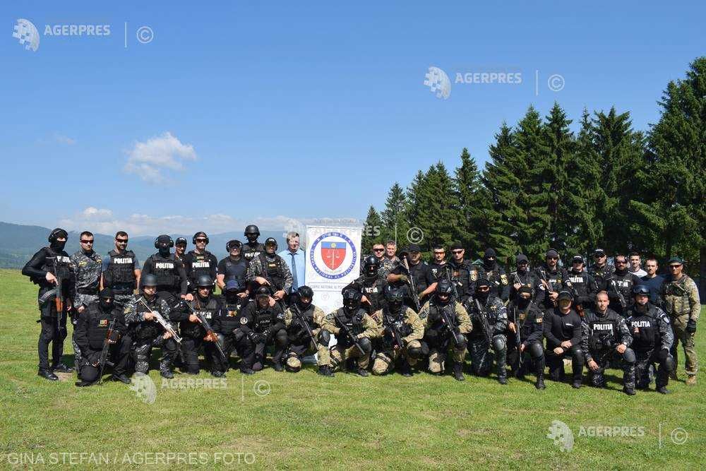 Polițiști din Slovacia și Republica Moldova se pregătesc la Miercurea Ciuc