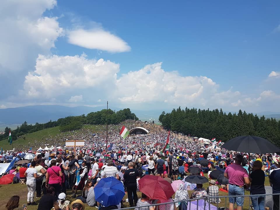 Un nou pelerinaj impresionant la Şumuleu Ciuc, de Rusalii
