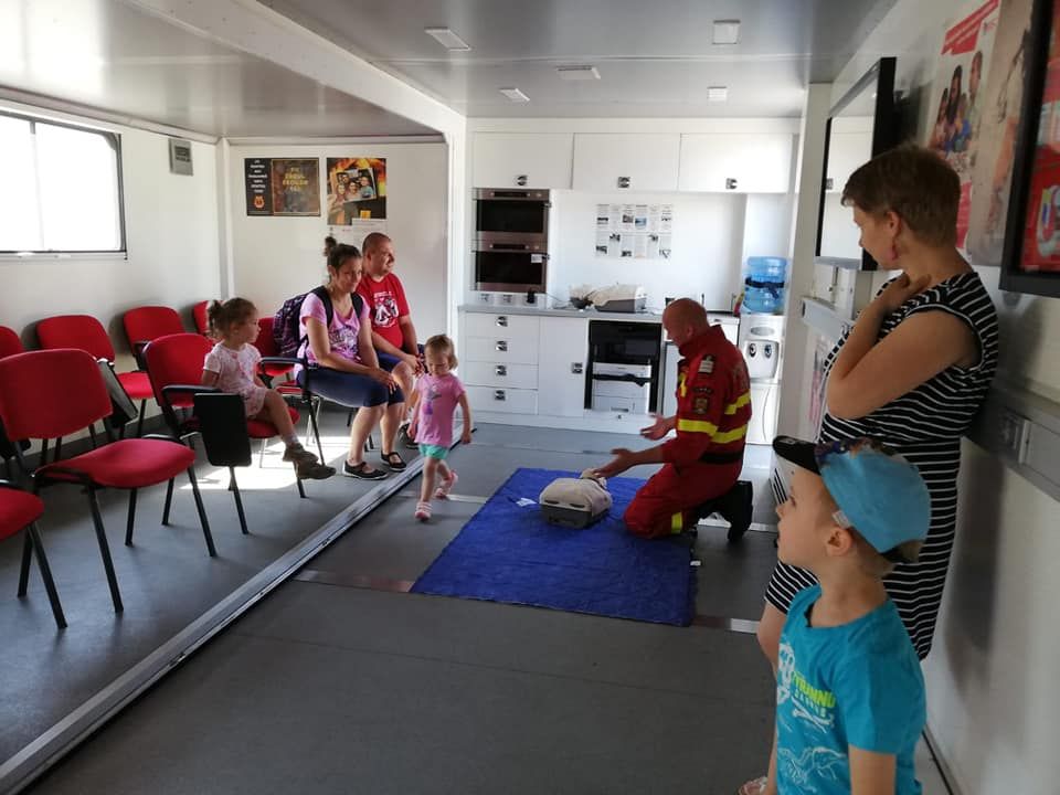 FOTO Caravana SMURD ”Fii pregătit!” și-a încheiat misiunea în județul Harghita