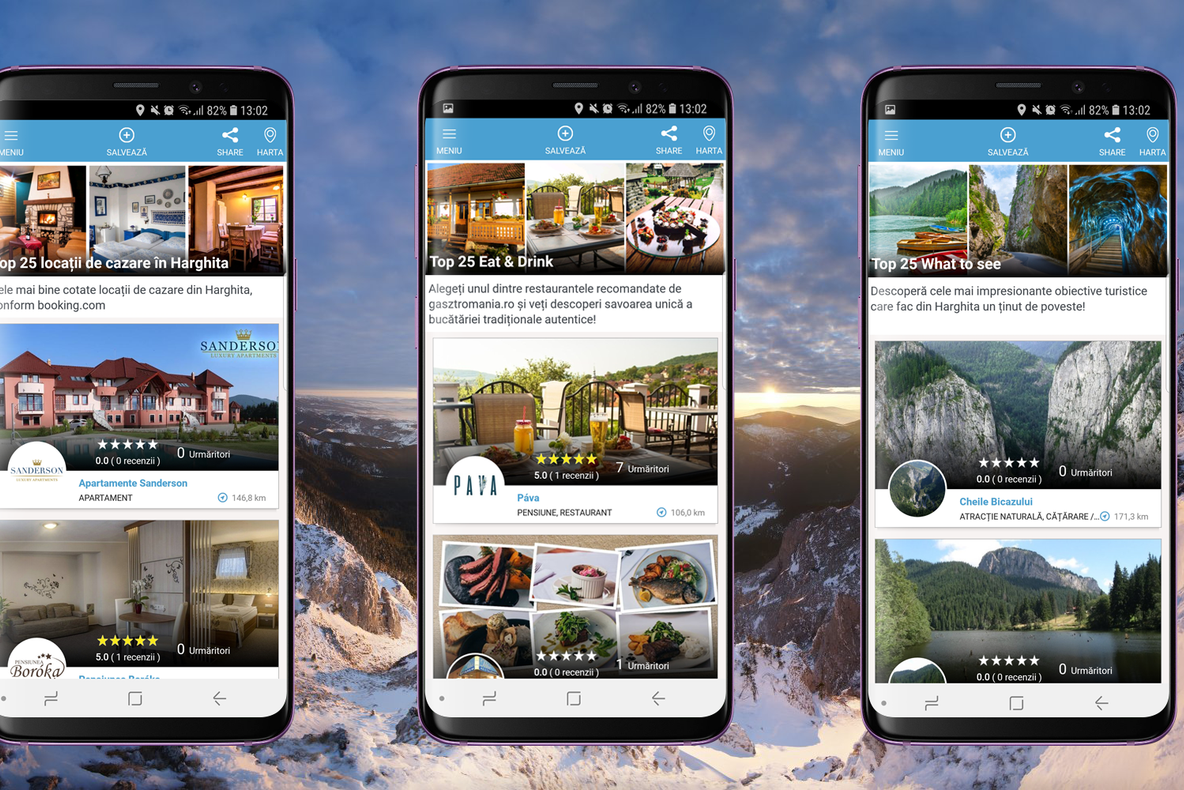 Aplicaţia "Visit Harghita" a fost descărcată de peste 4.000 de ori