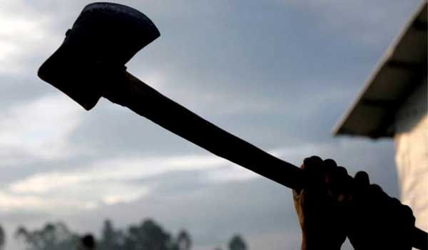 Bărbatul care a atacat un poliţist cu toporul a fost arestat preventiv