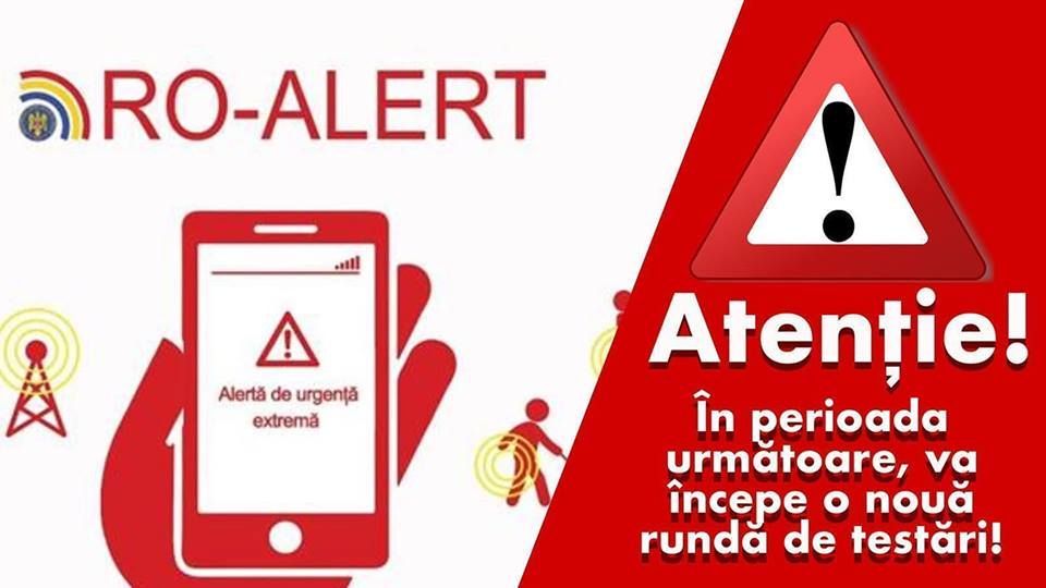 Ultima zi de teste a Sistemului RO-ALERT