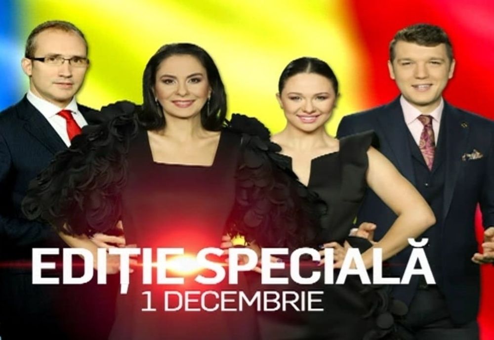 Realitatea Plus, emisiune maraton de 1 Decembrie fără politcieni și multe surprize