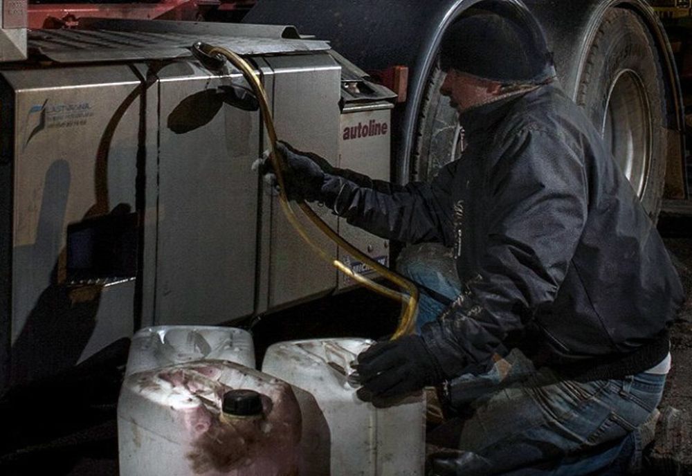 Hoţ de motorină, prins de poliţiştii harghiteni