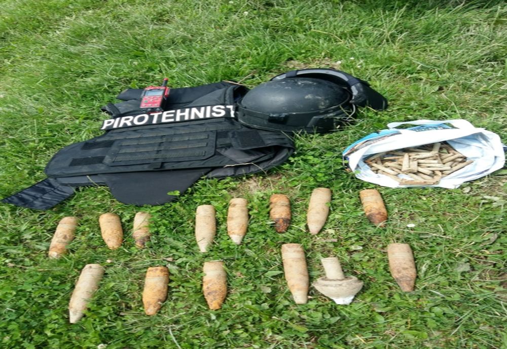 Misiune de asanare a muniției în județul Harghita; proiectilele provin din Al Doilea Război Mondial