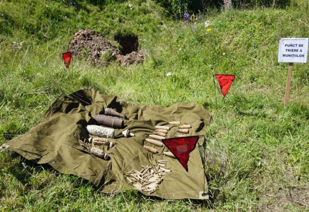 90 de elemente de muniție au fost distruse printr-o explozie controlată!