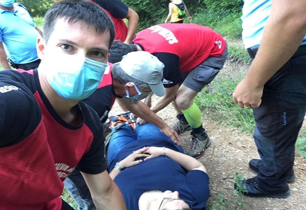 Persoană căzută pe munte, în județul Harghita