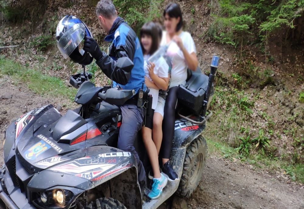 Jandarmii montani din Harghita, în ajutorul unor turiști din Sibiu „înșelați” de GPS