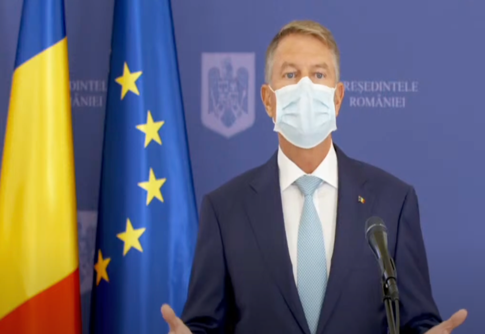 Președintele Klaus Iohannis: "Datele oficiale ne arată că, din 20 noiembrie, avem o tendință de scădere a evoluției infecțiilor"