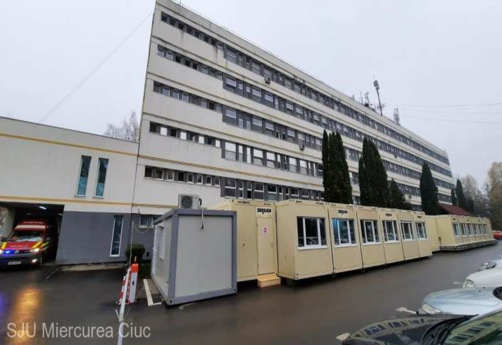 Spital modular pentru suspecții de COVID-19, inaugurat la Miercurea Ciuc