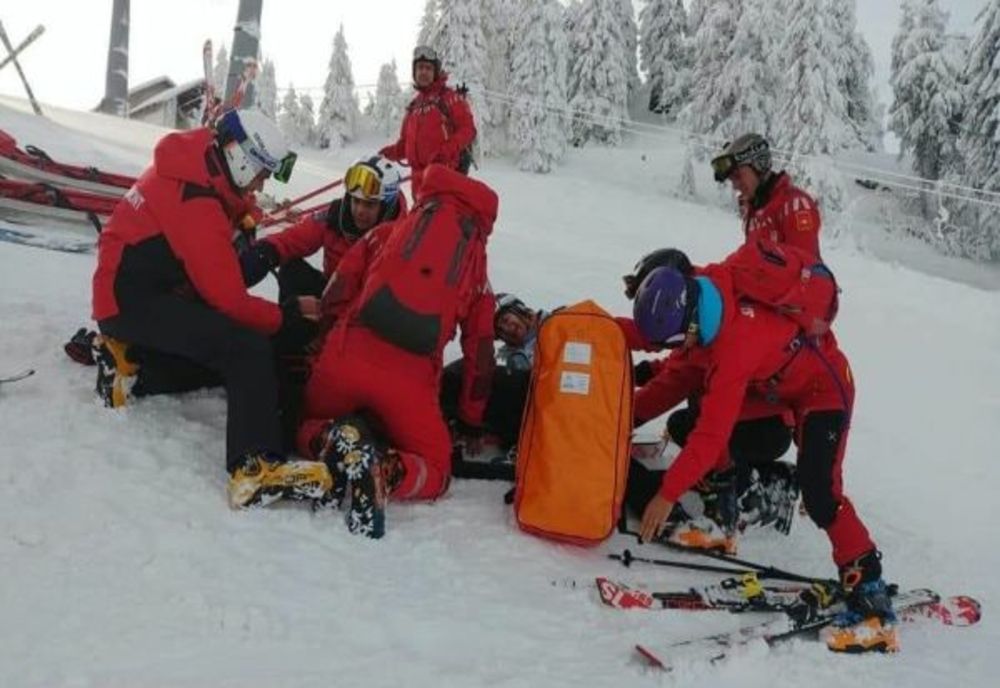 Schior în stare gravă, la Harghita Băi