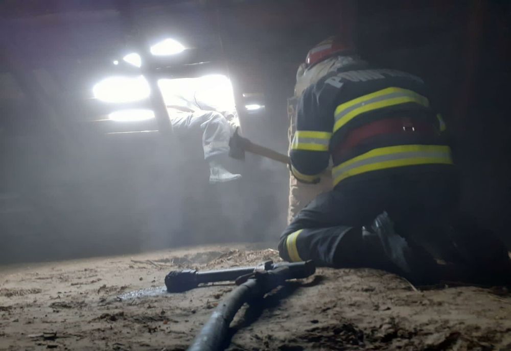 Două incendii, în această seară, în județul Harghita