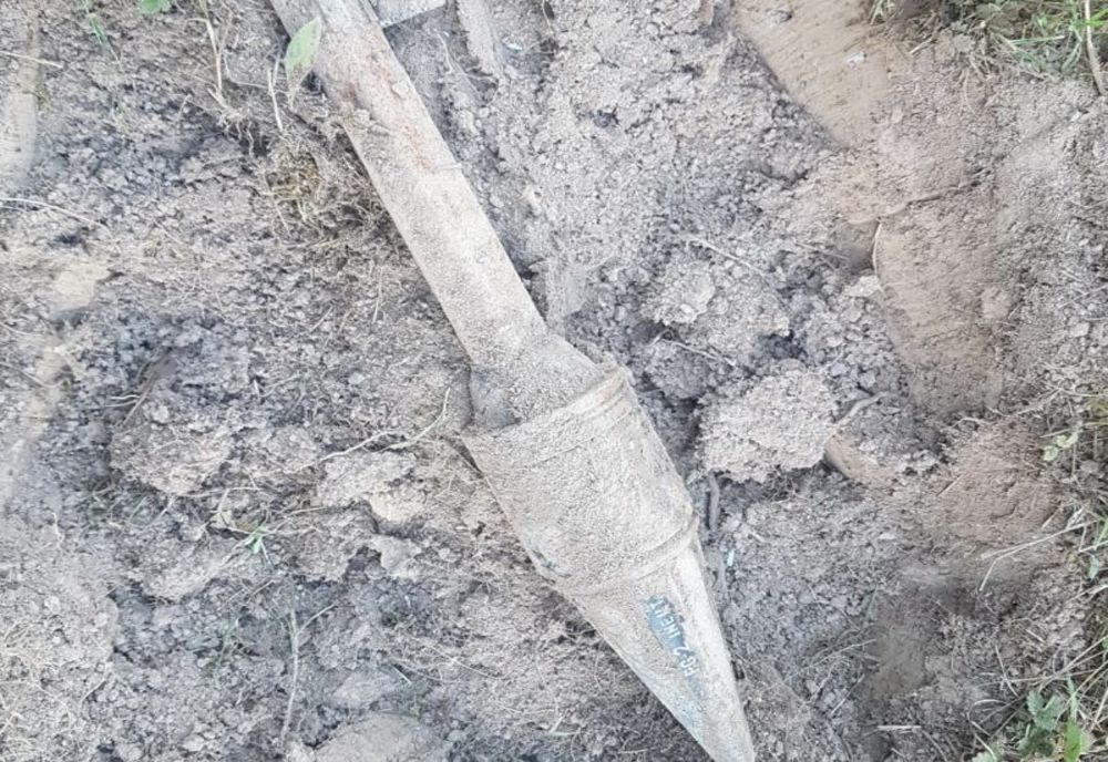 Proiectil din Al Doilea Război Mondial găsit la Jigodin