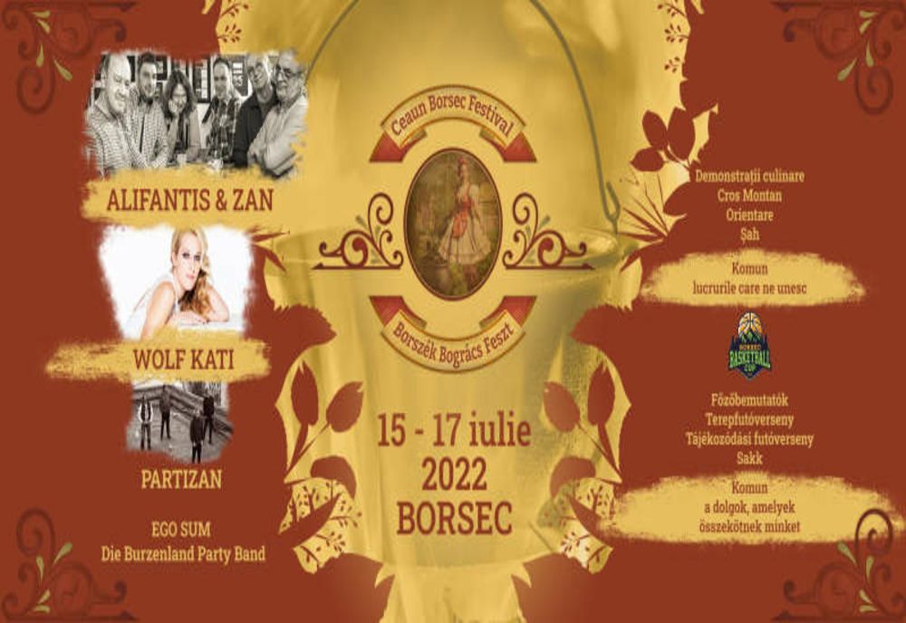  Demonstraţii culinare, concerte şi conferinţe pe diverse teme, la Cea1 Borsec Festival