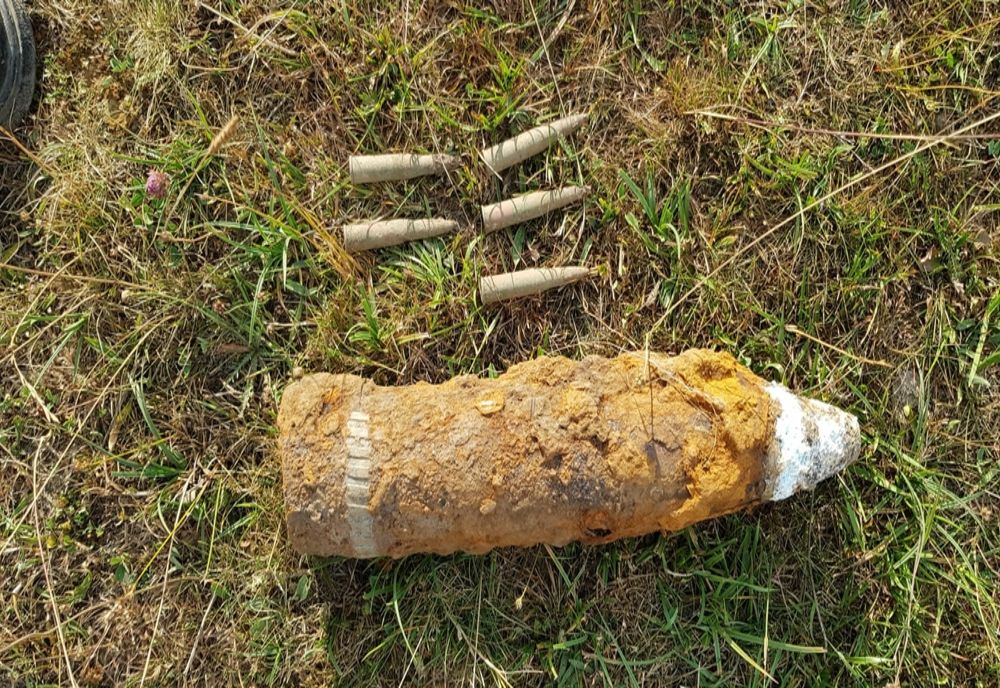 Muniție neexplodată găsită în Harghita