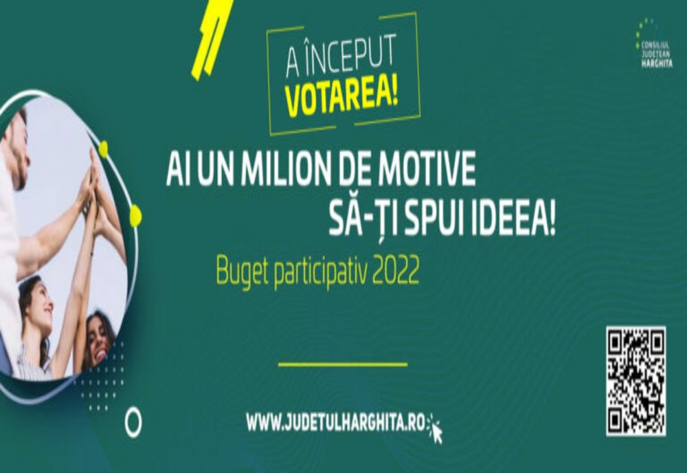 Bugetare participativă în Harghita. A început etapa de votare a proiectelor
