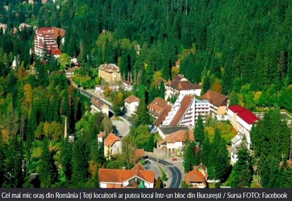 Cel mai mic oraș din România | Toți locuitorii ar putea locui într-un bloc din București