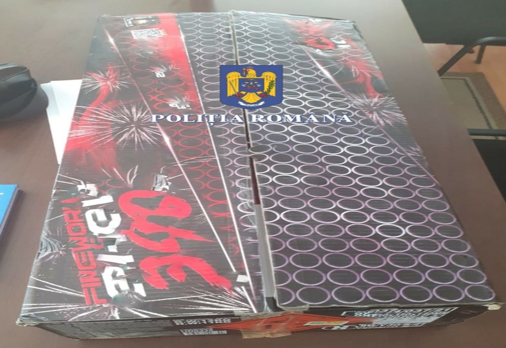 Artificii confiscate de polițiștii din Harghita