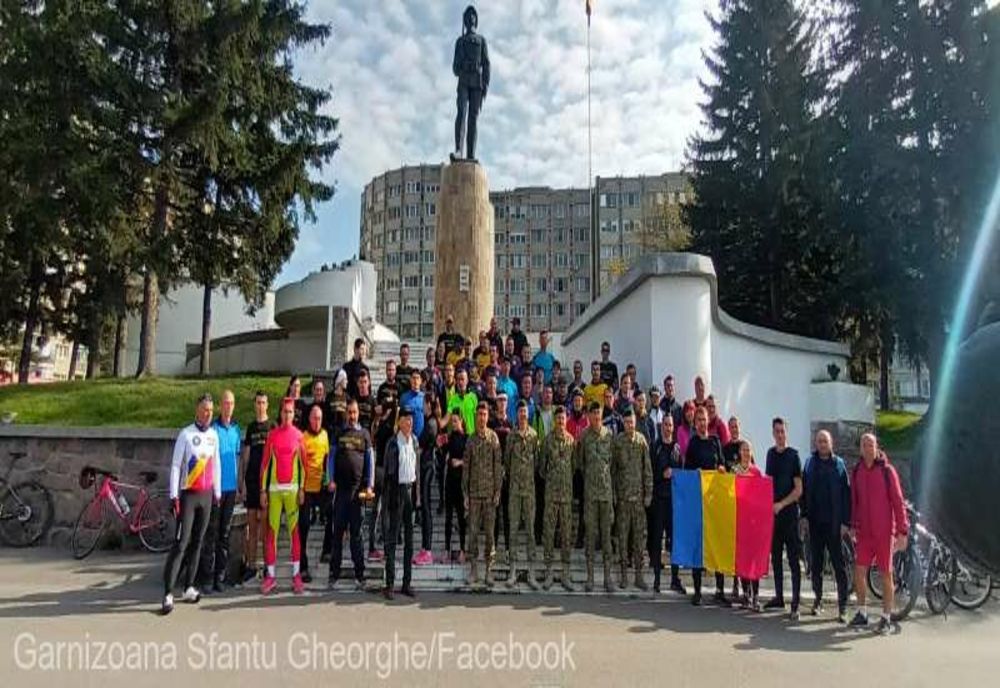 Ştafeta Invictus a ajuns la Sfântu Gheorghe. Astăzi porneşte spre Miercurea Ciuc