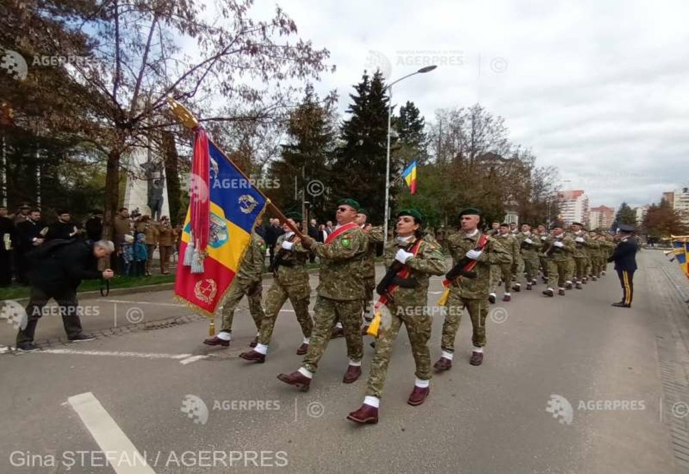 Câteva zeci de persoane la ceremonialul de 10 Mai de la Miercurea-Ciuc