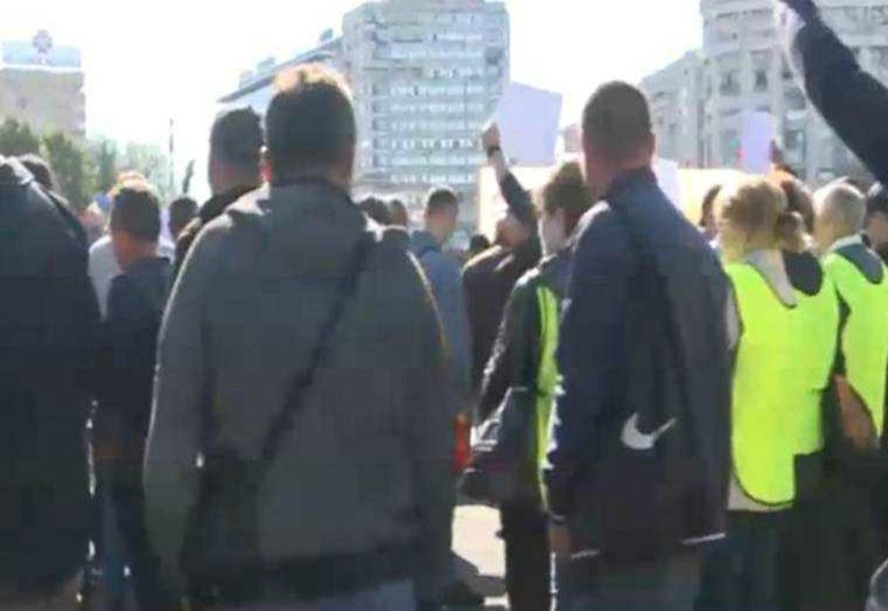 PROTEST AL SINDICATELOR ENERGETICA DIN CAUZA NOII LEGI A PENSIILOR