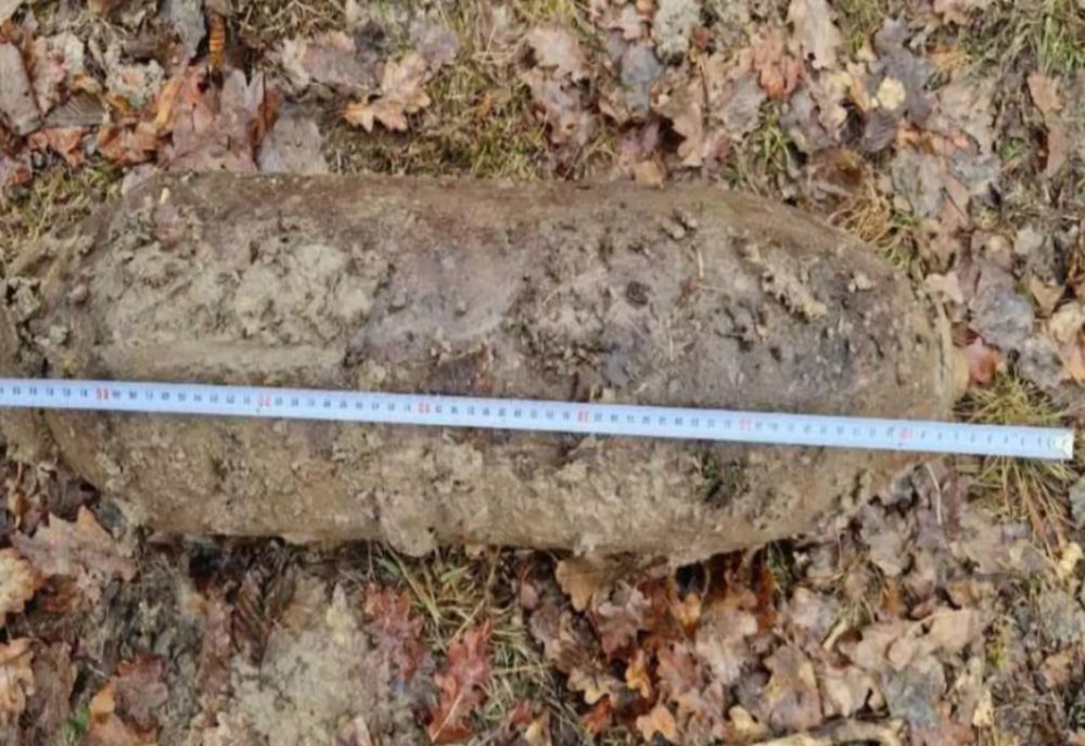 BOMBĂ DE AVIAȚIE DIN AL DOILEA RĂZBOI MONDIAL, DESCOPERITĂ ÎN HARGHITA