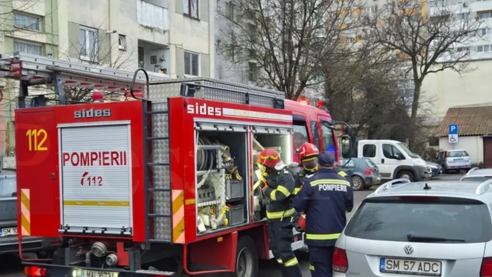 Incendiu la o brutărie din Harghita