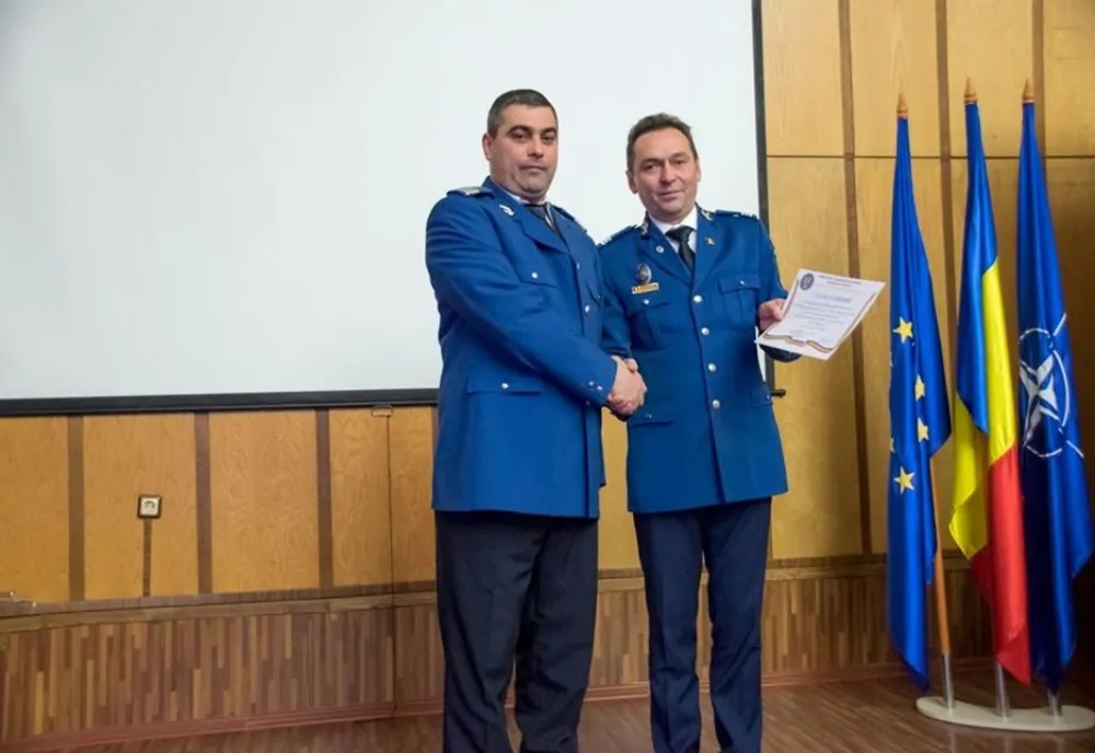 Ceremonial de trecere în rezervă la Jandarmeria Harghita