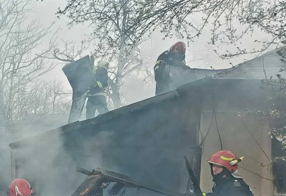Bătrână decedată într-un incendiu