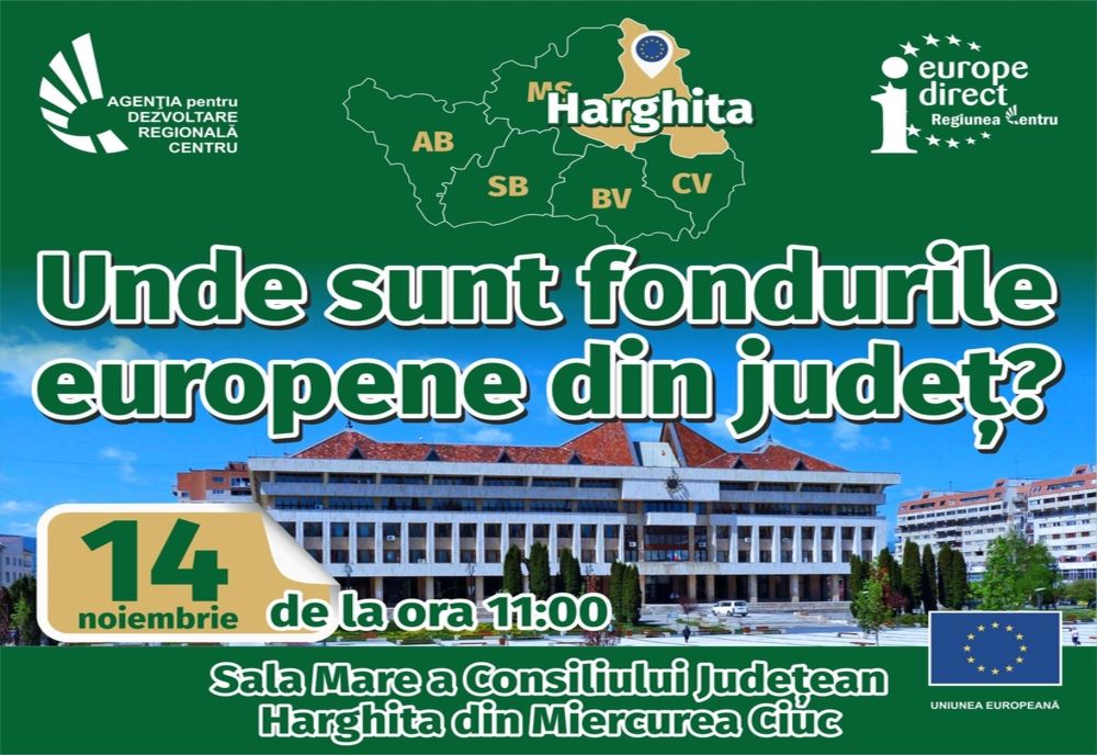 Dezbatere despre fondurile europene din judeţul Harghita