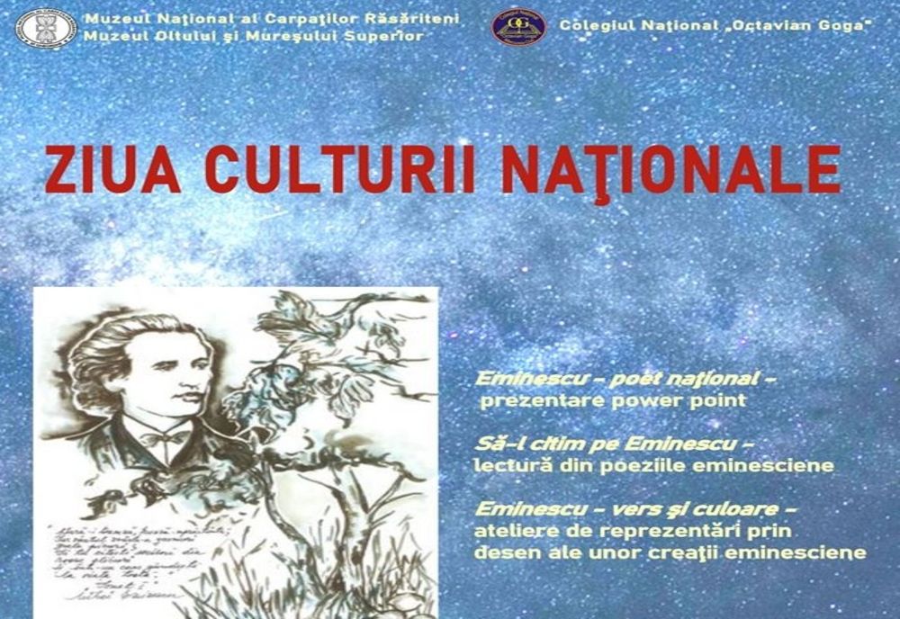 Poezii transpuse în desene și expoziții, de Ziua Culturii Naționale, la Miercurea Ciuc