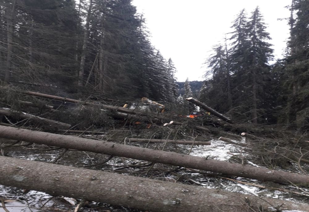 Peste 3.600 harghiteni, în continuare fără curent electric. Circulaţia rutieră a fost reluată pe toate sectoarele