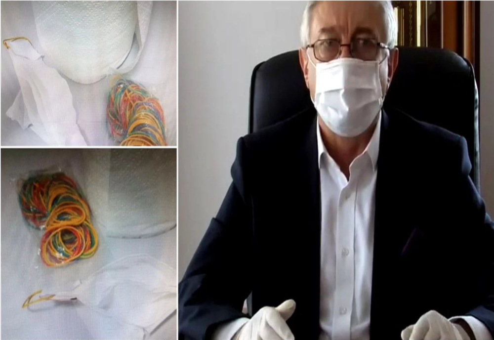 Medicii din Topliţa au primit suluri de hârtie și elastice de bucătărie în loc de măşti de protecţie