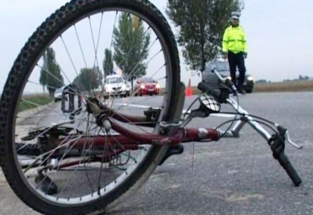 Biciclist de 66 de ani, băut, s-a autoaccidentat