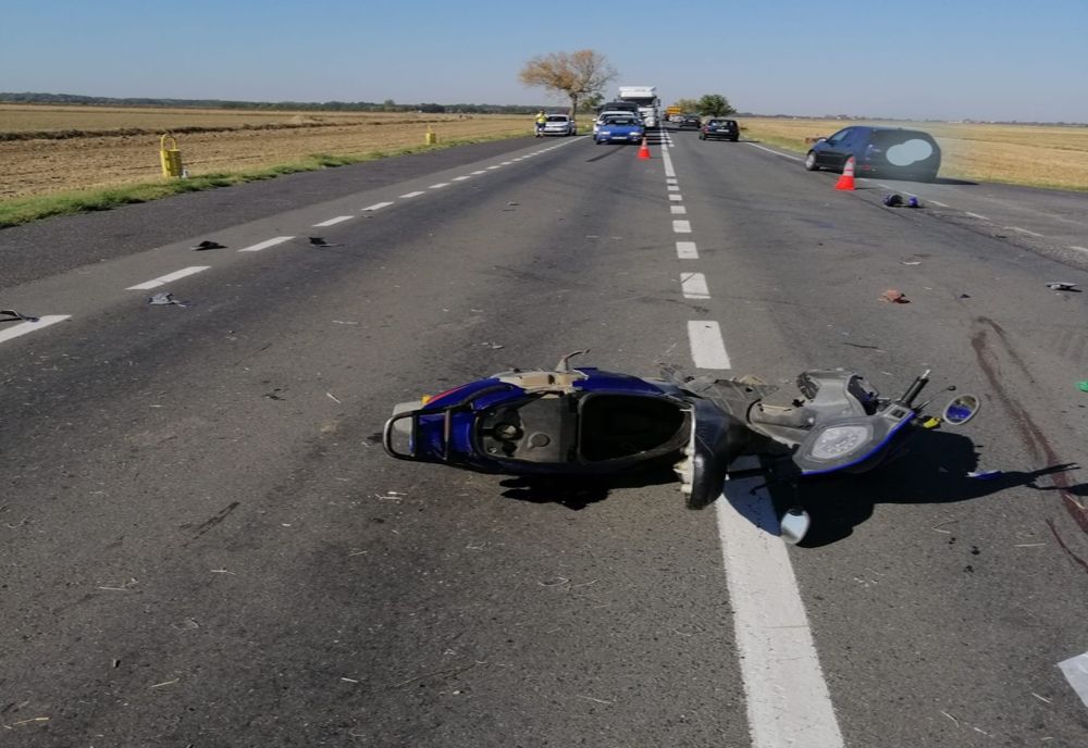 FOTO| Un mort și doi răniți într-un accident produs în Ialomița