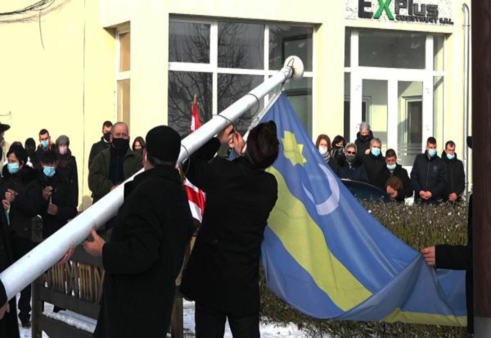 Steagul Ținutului Secuiesc a fost îndepărtat din fața Primăriei Remetea